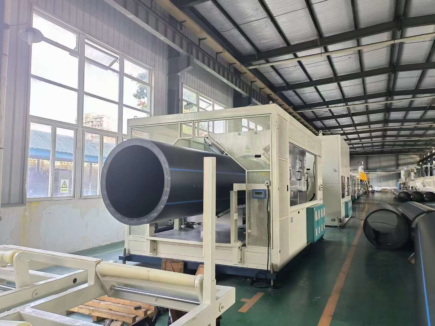 더 큰 직경의 HDPE 파이프 및 냉각 문제